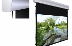 Lifestyle motorized creens Classique Diagonal 138 inches, WxH cm 305X172, Tab-tensioned 16:9